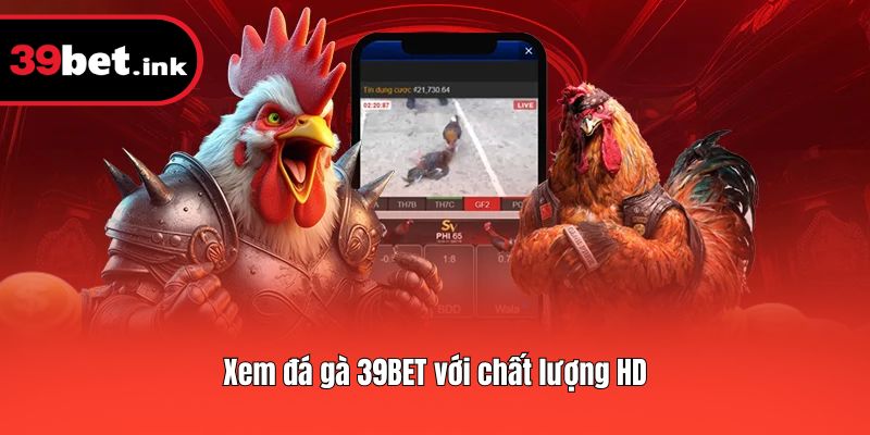 Xem đá gà 39BET với chất lượng HD